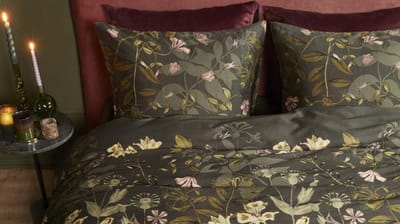 Beddinghouse Serpentine dekbedovertrek - Tweepersoons - 200x200/220 - Groen