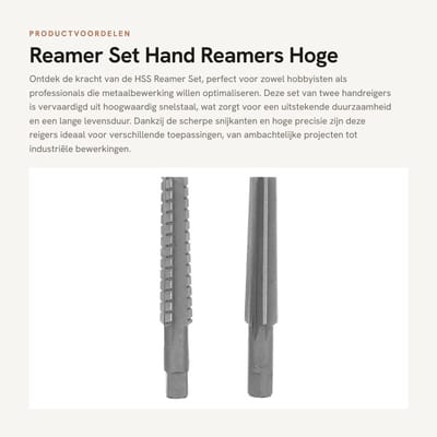 Dailygoods- Ruimer 2 Stuks - HSS MT2 Snijgereedschapset - Conische Ruimer - Cilindrische Schacht - Hoge Hardheid - Duurzaam Sneldraaistaal - Snijgereedschap