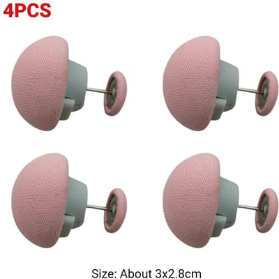 4PCS Pince Housse de Couette Boucle de Drap Déverrouillage One Touch Antidérapant Support de Couverture Couette Champignon Vêtements Matelas Sécurité Rangement Maison rose