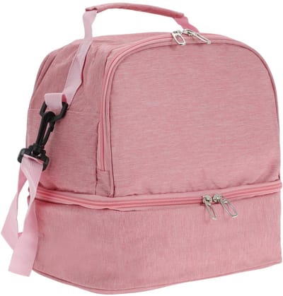 Dailygoods- Lunchtas geïsoleerd - Lekvrije Koeltas - Verstelbare Schouderriem - Dubbel Ontwerp - 25 x 19 x 15,5 cm - Praktische Scheiding