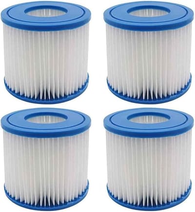 4 Stuks Vervangende Filters voor POOLPURE en Summer Escapes Type D - Geschikt voor SFS-350, RP-350, RP-400 en RX-600 - Ideaal voor Zwembaden en Waterreiniging