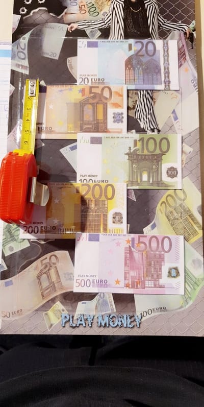 Espa Nepgeld - Euro's - 5 x 9,5 cm