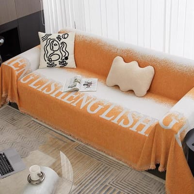 Chenille Volledige Hoes Bankhoes, Vierseizoenen Machinewasbare Bankhoes Deken, Stofdichte en Vlekbestendige Bankhoes Doek 180*130cm