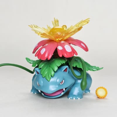 Figurine Anime Pokemen Bulbizarre Combinaison Évolutive Figurine d'Action Statue PVC Ornement de Bureau Modèle de Collection Jouets Cadeaux