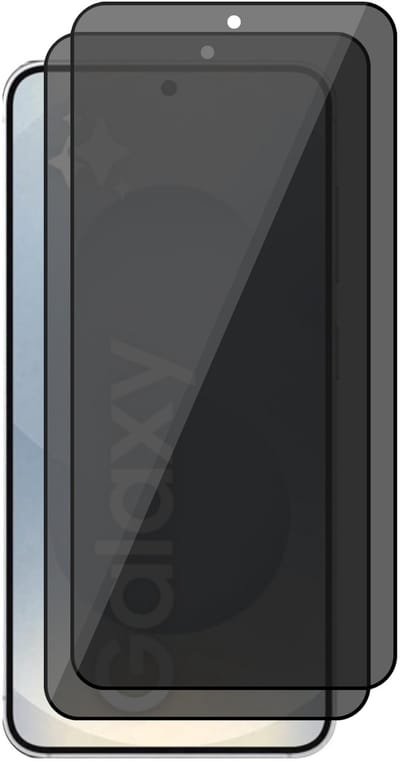Privacy Screenprotector geschikt voor Samsung Galaxy S25 - 2x Volledig Dekkend Glas Screen Protector