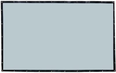Projectiescherm PVC - Thuisbioscoop Gordijn - Films Kijken - Bijna 180 Graden - 72 Inch - Wit