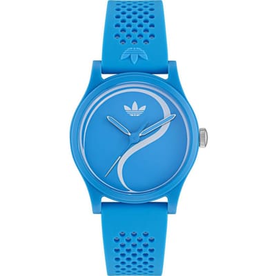 Adidas Originals Game Two AOSY25520 Horloge - Siliconen - Blauw - Ø 38 mm