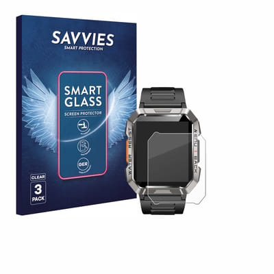 3 Stuks Savvies Screenprotector - geschikt voor Baolubao W60 - beschermfolie glas transparant