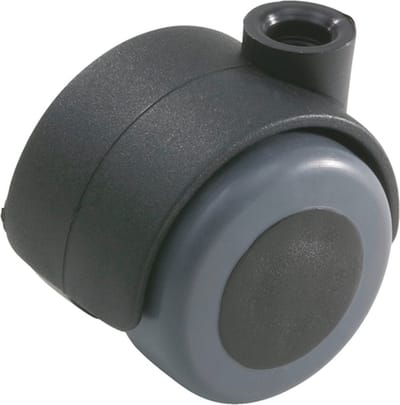 Wurth - Dubbel meubelwiel, draaibaar, zacht - Dubbel meubelwiel Met zacht loopvlak x 4 st - 30 kg