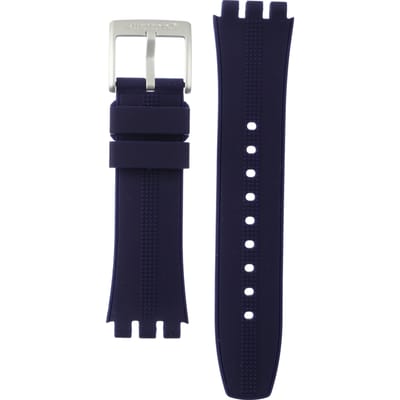 Swatch Mixed Materials - XLite Chrono - YY AYYS4014 YYS4014 Yellow Pusher band