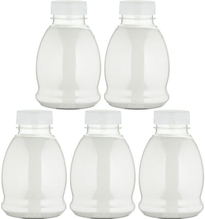 Scrubzout White Lotus - 375 gram - Fles met transparante dop - Set van 5 stuks - Hydraterende Lichaamsscrub