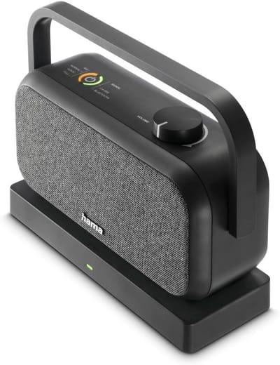 Draadloze Draagbare Stereo Luidspreker met Oplaadstation voor TV