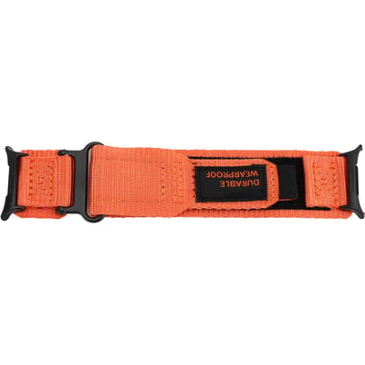 Bracelet de montre sport en nylon à crochet et boucle pour l'extérieur, bracelet de montre sport en nylon de remplacement pour orange