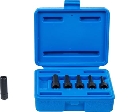 BGS Uitdraai dopsleutelset voor gloeibougie elektrode 1/4 6 delig