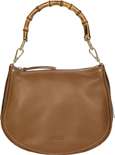 BRIC'S Schoudertas Gondola Margherita Gardenia Bag Leather Bruine