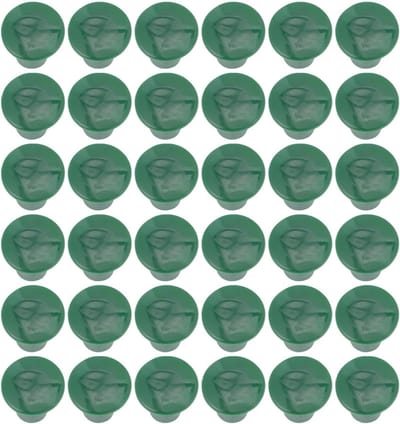Tuin Caps - Veiligheidsafdekkingen Hoekbeschermers - Planten Steunen - Voorkomt Rot - 36 stuks - Groen