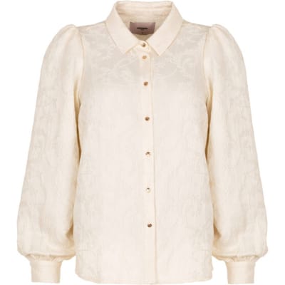 Freebird Benda Dames - Blouse - Ecru - Maat S