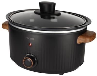 Røquet Slowcooker - 32 x 22 x 22 cm - 3 liter - Zwart