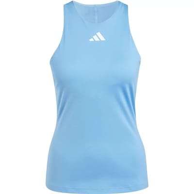 Adidas Y-tank Mouwloos T-shirt Blauw L Vrouw