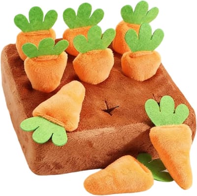 Snuffelmat Hond - Interactief Speelgoed - Mentale Stimulatie - Bevordert Langzaam Eten - 16x16cm - Niet gespecificeerd