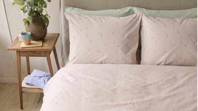 Ariadne at Home Wind dekbedovertrek - Eenpersoons - 140x200/220 - Zacht Roze