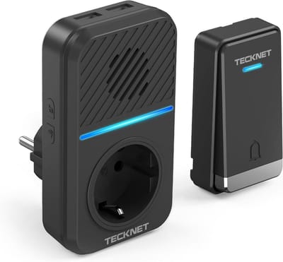 Draadloze Deurbel met USB en IP65 Waterdicht, 400 Meter Bereik en 60 Beltonen