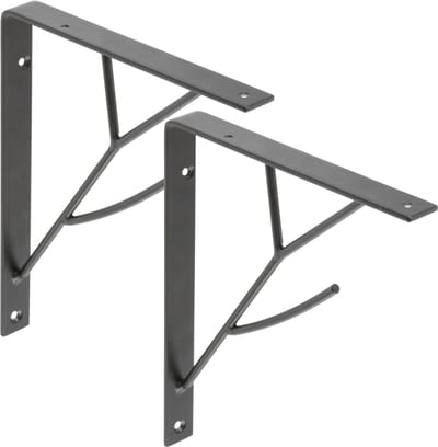 1 Paar Plankconsoles RK13 zwart Schapdrager Plankdrager Planksteun Wandkonsolen van SOTECH