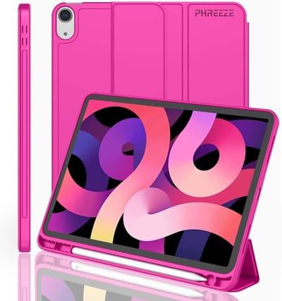 Hoesje geschikt voor iPad Air 11 2024/2025/2023/2022 7/6 generatie Hoes Smart Cover Inklapbaar Standaard Pencil Vakje