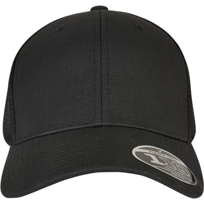 Flexfit Ripstop Mesh Honkbalpet (Zwart)