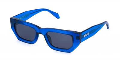 Just Cavalli SJC170 Blu trasparente lucido 52/21/140 UNISEX Zonnebrillen
