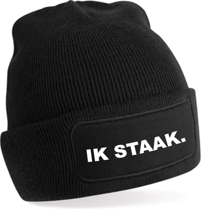 IK STAAK muts - Warme beanie - One size - Winter - Mooie uitstraling