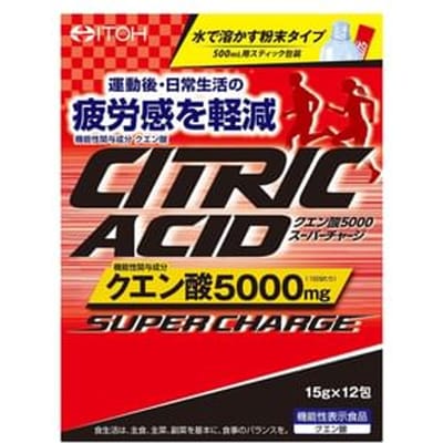 Citric Acid 5000 Super Charge 15g x 12
