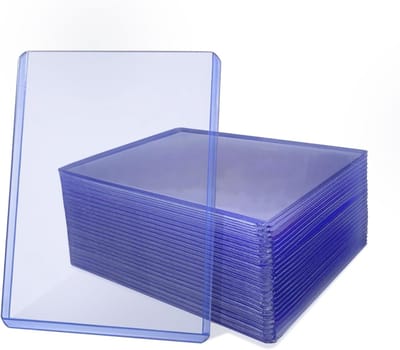 Kaarthoesjes van 3 x 4 inch, 30 stuks per verpakking, gemaakt van transparant plastic, standaard dikte, hoogwaardige beschermhoes, geschikt voor alle ruilkaartspellen en ruilkaarten (Blu-ray).
