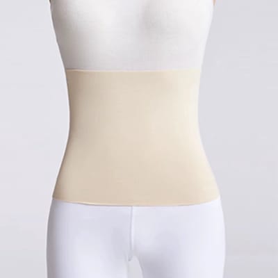 Thermische Tailleband met Fleece – Beige Maat XXL – Warmteband voor Rug en Buik, Lendensteun & Buikband tegen Kou, Rugklachten en Spierpijn – Comfortabele Verwarmende Tailleband