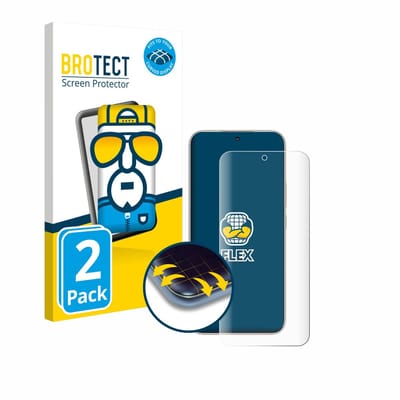BROTECT - Screenprotector voor Honor 400 - Folie Beschermfolie transparant volledig dekking - 2 Stuks