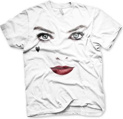 DC Comics Harley Quinn Heren Tshirt -S- Birds Of Prey - Face-Up Wit