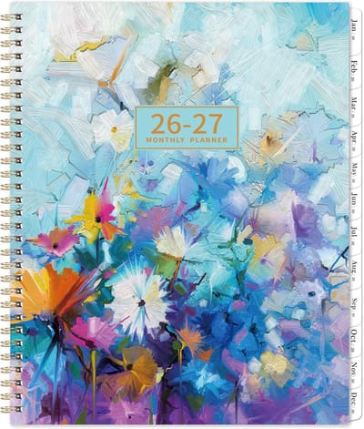 Tweekalender Maandplanner 2026-2027 - Groot Formaat met Feestdagen en Index