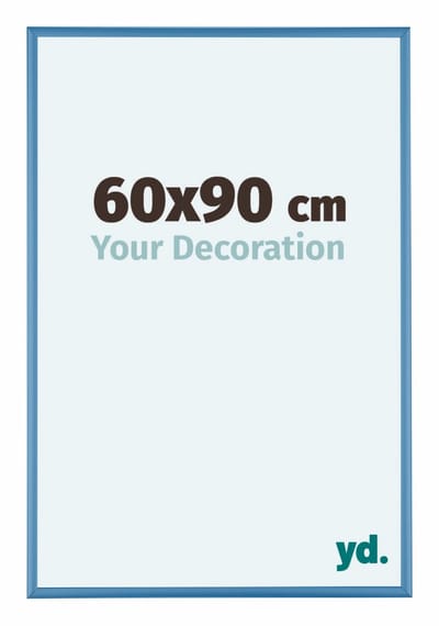 Your Decoration - Puzzellijst 60x90 cm - Staal Blauw - Puzzellijst 1500-2000 stukjes - Aluminium Fotolijst - Kent