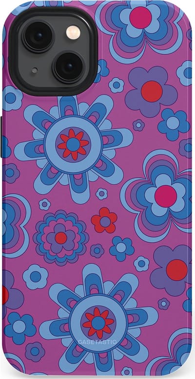 Casetastic Hoesje Geschikt voor Apple iPhone 13 Magsafe - Stijlvolle Beschermende Duo-layer Case - Retro relax