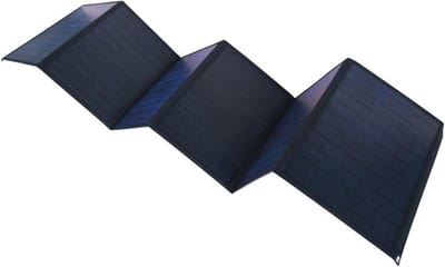 Zonnepaneel 150W - Zonne-energiepaneel Opvouwbaar - Buiten Opladen - Hoge Efficiëntie - 2200x425mm - Zwart