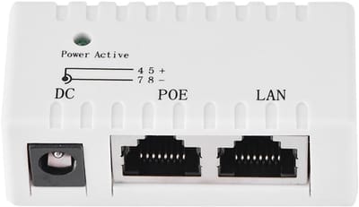 POE Splitter Adapter - Power Over Ethernet Injector - Stabiele AP Connectiviteit - 10M/100Mbps Snelheid