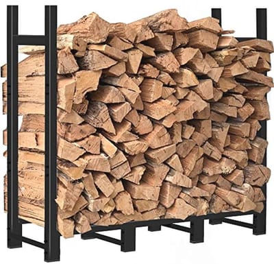 Verstelbare Heavy Duty Houten Brandhout Rack voor Binnen en Buiten