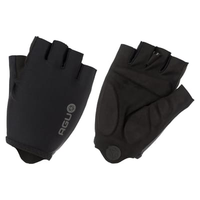 AGU Gel - Fietshandschoenen - Vingerloos - Unisex - 2 mm gelpadding - Siliconen grip - Zwart - XS