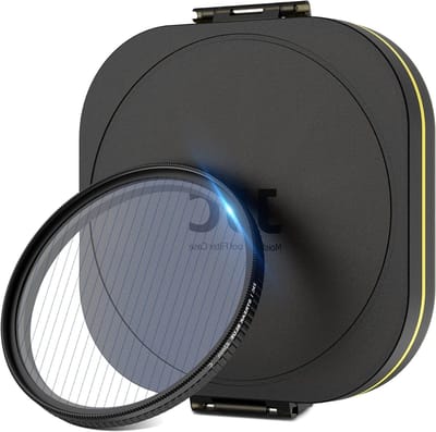 82MM Blue Streak Special Effects Lens Filter voor Camera en Cinematische Video's, Anamorfisch Filter met Meervoudige Coating en Vochtbestendige Lensfilter Case