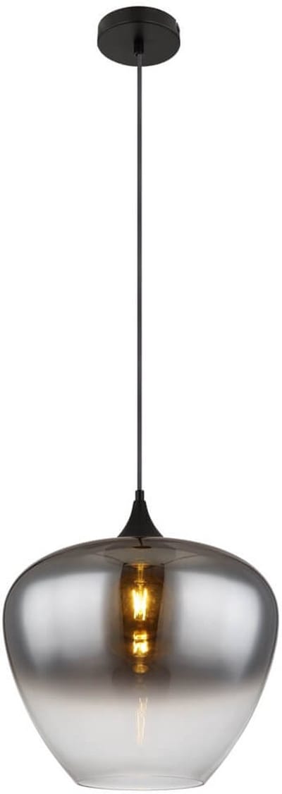 Globo - hanglamp - MAXY - zwart - glas - Ø 40cm - E27 - 15548H2