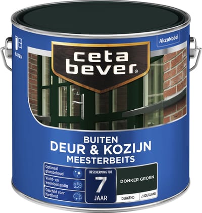 Cetabever - Meesterbeits Deur & Kozijn Dekkend - Donkergroen - 2,5 L