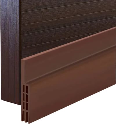 Nivard Tochtstrip - Tochthond - Windstopper - Deurborstel - Tochtband - Tochtstopper - Tochtkussen - Kussen Voor Deur - Draft Stopper - Bruin