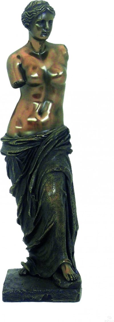 MadDeco - bronskleurig beeldje Venus van Milo - polystone