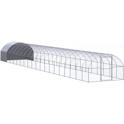 Maison Exclusive - Poulailler d'extérieur 3x20x2 m Acier galvanisé