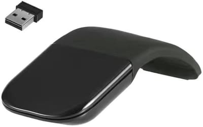 longziming -Bluetooth Muis - Zwart - Ultraslank & Lichtgewicht - Verticaal & Horizontaal Scrollen - Eenvoudig Te Bewaren In Tas Of Koffer
